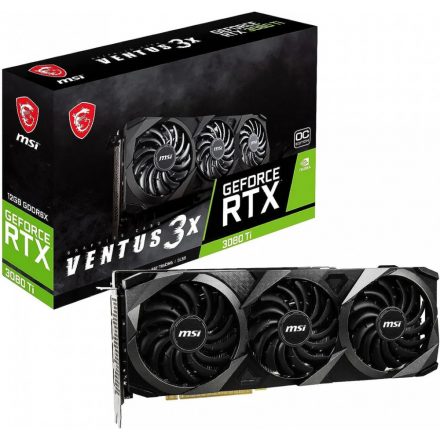 MSI nVidia GeForce RTX 3080 Ti VENTUS 3X 12GB GDDR6X  használt videokártya